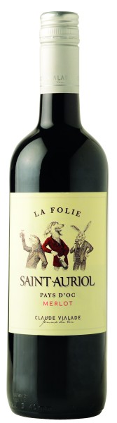 Merlot La Folie Pays d'Oc Saint Auriol