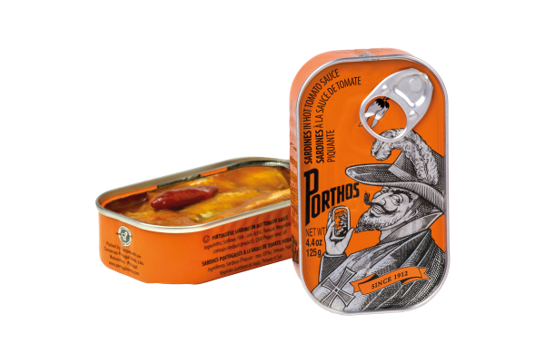 Porthos Sardinen in pikanter Tomaten-Soße