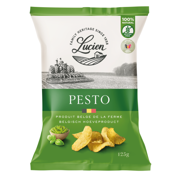 Kartoffel-Chips Pesto