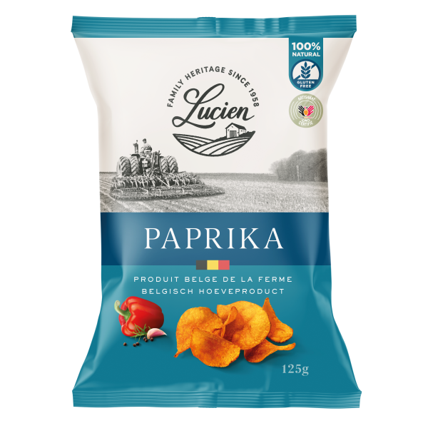 Kartoffel-Chips Paprika