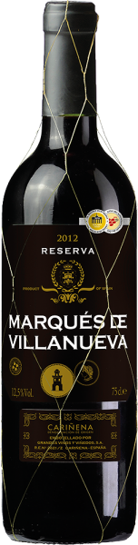 Grandes Vinos y Viñedos - Tempranillo Marqués de Villanueva Reserva Cariñena DOP